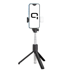 Quik QS-621 Selfie Stick with LED Lamp