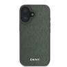 DKNY PU Leather Grid Pattern Magsafe Case for Apple iPhone 16