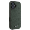 DKNY PU Leather Grid Pattern Magsafe Case for Apple iPhone 16