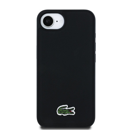 Lacoste Iconic Petit Pique Woven Logo MagSafe Case for Apple iPhone 16e