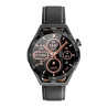 Rubicon RNCE88-1 Smartwatch with Silicone Strap + Leather Strap / black