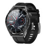 Rubicon RNCE88-1 Smartwatch with Silicone Strap + Leather Strap / black