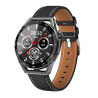 Rubicon RNCE88-1 Smartwatch with Silicone Strap + Leather Strap / black