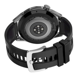 Rubicon RNCE88-1 Smartwatch with Silicone Strap + Leather Strap / black