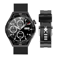 Rubicon RNCE88-2 Smartwatch with Silicone Strap + Bracelet / black