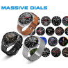 Rubicon RNCE88-2 Smartwatch with Silicone Strap + Bracelet / black