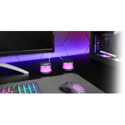 Mars Gaming MSAURA USB DSP Stereo PC Speaker 15W / RGB / Bluetooth 5.3