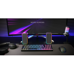 Mars Gaming MSOM USB DSP Stereo PC Speakers 20W / RGB / Bluetooth 5.3