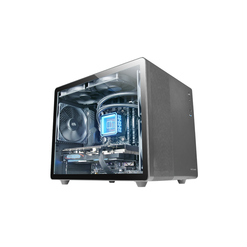 Mars Gaming MCMPRO Professional Compact PC Case mATX (Double Chamber)