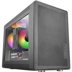 Mars Gaming MCXPS mATX Ultra-Compact Gaming PC Case with MESH & Glass Panel