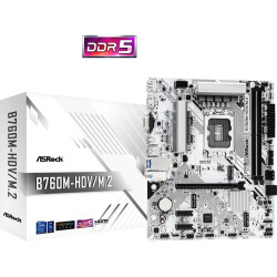 ASRock B760M-HDV/M.2 mATX Mainboard LGA1700