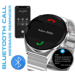 Rubicon RNCE99 Smartwatch Black Metal + Silicon / black