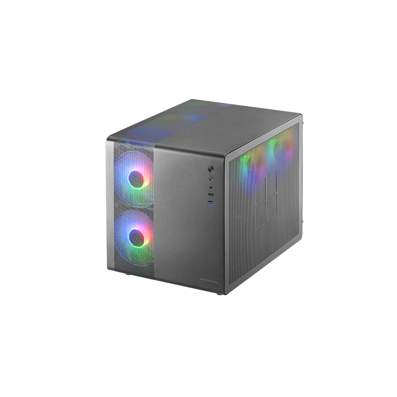 Mars Gaming MC400W Computer case mATX / black