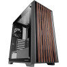 Mars Gaming MCWOOD Computer ATX Case with wooden slats / Tempered Clear Glass
