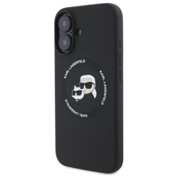 Karl Lagerfeld Liquid Silicone K&CH Heads MagSafe Case for Apple iPhone 16