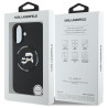 Karl Lagerfeld Liquid Silicone K&CH Heads MagSafe Case for Apple iPhone 16