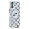 Karl Lagerfeld Hard IML Monogram Karl&Choupette Head MagSafe Case for Apple iPhone 16