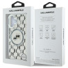 Karl Lagerfeld Hard IML Monogram Karl&Choupette Head MagSafe Case for Apple iPhone 16