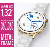 Rubicon RNCF02-2 Smartwatch / gold-pink strap