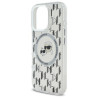 Karl Lagerfeld Hard IML Monogram Karl&Choupette Head MagSafe Case for Apple iPhone 16 Pro