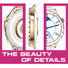 Rubicon RNCF02-2 Smartwatch / gold-pink strap
