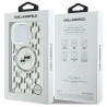Karl Lagerfeld Hard IML Monogram Karl&Choupette Head MagSafe Case for Apple iPhone 16 Pro