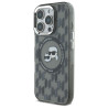 Karl Lagerfeld Hard IML Monogram Karl&Choupette Head MagSafe Case for Apple iPhone 16 Pro