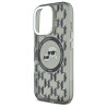 Karl Lagerfeld Hard IML Monogram Karl&Choupette Head MagSafe Case for Apple iPhone 16 Pro