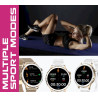 Rubicon RNCF02-2 Smartwatch / gold-pink strap