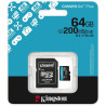 Kingston microSDXC Canvas Go! Plus Gen4 Memory Card /  64GB A2 U3 V30 / + adapter