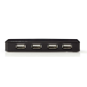 Nedis UHUBU2430BK USB Hub 4-Port USB 2.0