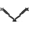 Nedis MMDOSGS110BK Desk Monitor Mount 15-32"
