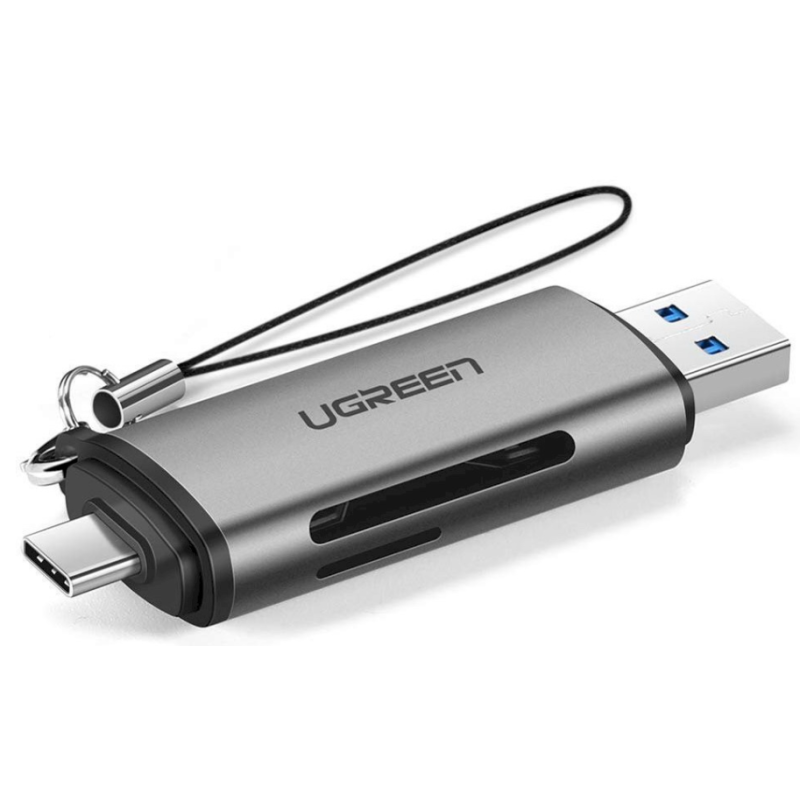 Ugreen CM185 USB-C + USB  3.0 SD/Micro SD Card Reader