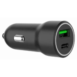 Gembird A2PDQC20 USB‑C/USB‑A Car Charger