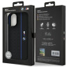 BMW Silicone MagSafe Hexagon Blue Line Cover for Apple iPhone 16
