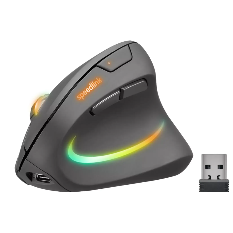 SpeedLink SL-630026-BK Rechargeable Vertical Mouse