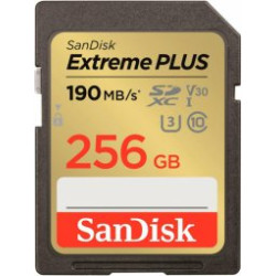 SanDisk Extreme PLUS Memory card SDXC / 256 GB