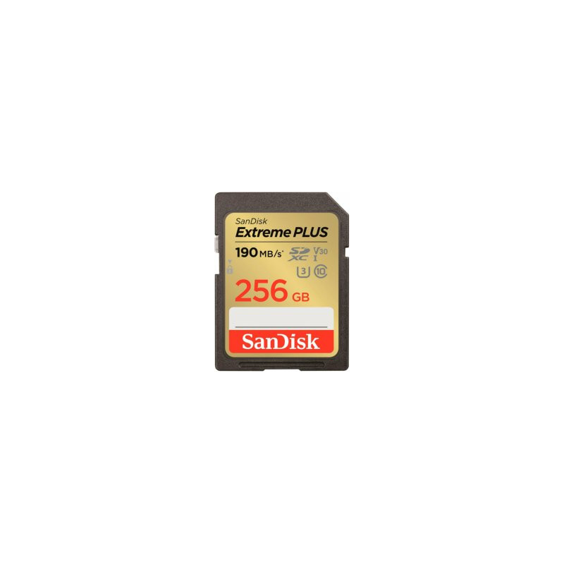 SanDisk Extreme PLUS Memory card SDXC / 256 GB