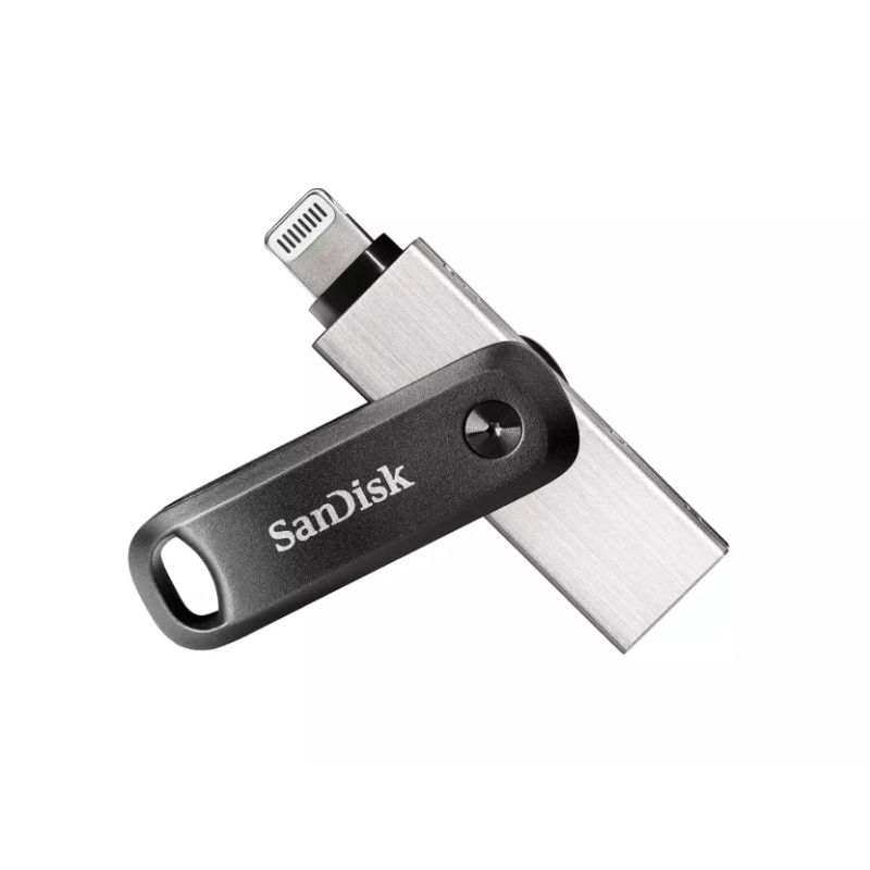 SanDisk iXpand Flash Drive Go Dual-Connector Flash Drive for iPhone & PC / 64GB