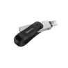 SanDisk iXpand Flash Drive Go Dual-Connector Flash Drive for iPhone & PC / 64GB
