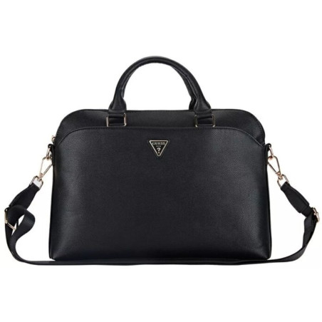 Guess PU Grained Triangle Logo Computer Bag for 15"