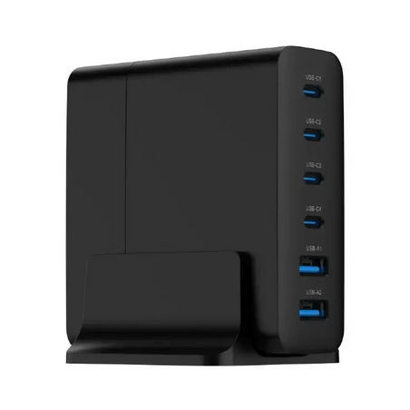 Gembird TA-UC-2A4C-PD75-01-BK Universal USB Charger