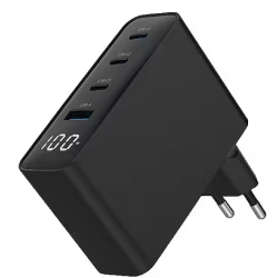 Gembird TA-UC-PDQC100LCD-01-BK