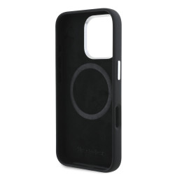 Mercedes Liquid Silicon Stripes and Pattern MagSafe Case for Apple iPhone 16 Pro