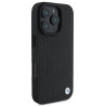 BMW Sign Leather Diamond Metal Logo MagSafe Back Case for Apple iPhone 16 Pro Max