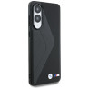 BMW Leather Oversized Stripes MagSafe Back Case for Samsung Galaxy S25 Edge