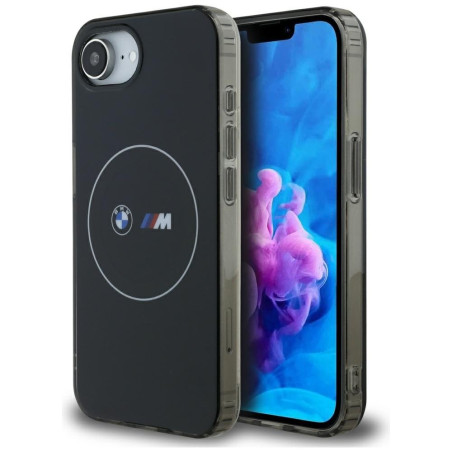 BMW IML Metal White Circle MagSafe Back Case for Apple iPhone 16e