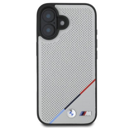 BMW M Perforated Tricolor Line MagSafe Hardcase for Apple iPhone 16
