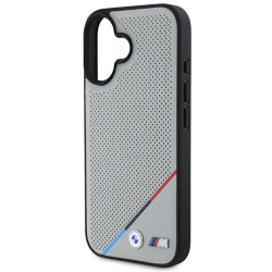 BMW M Perforated Tricolor Line MagSafe Hardcase for Apple iPhone 16