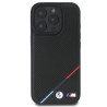 BMW M Perforated Tricolor Line MagSafe Hardcase for Apple iPhone 16 Pro